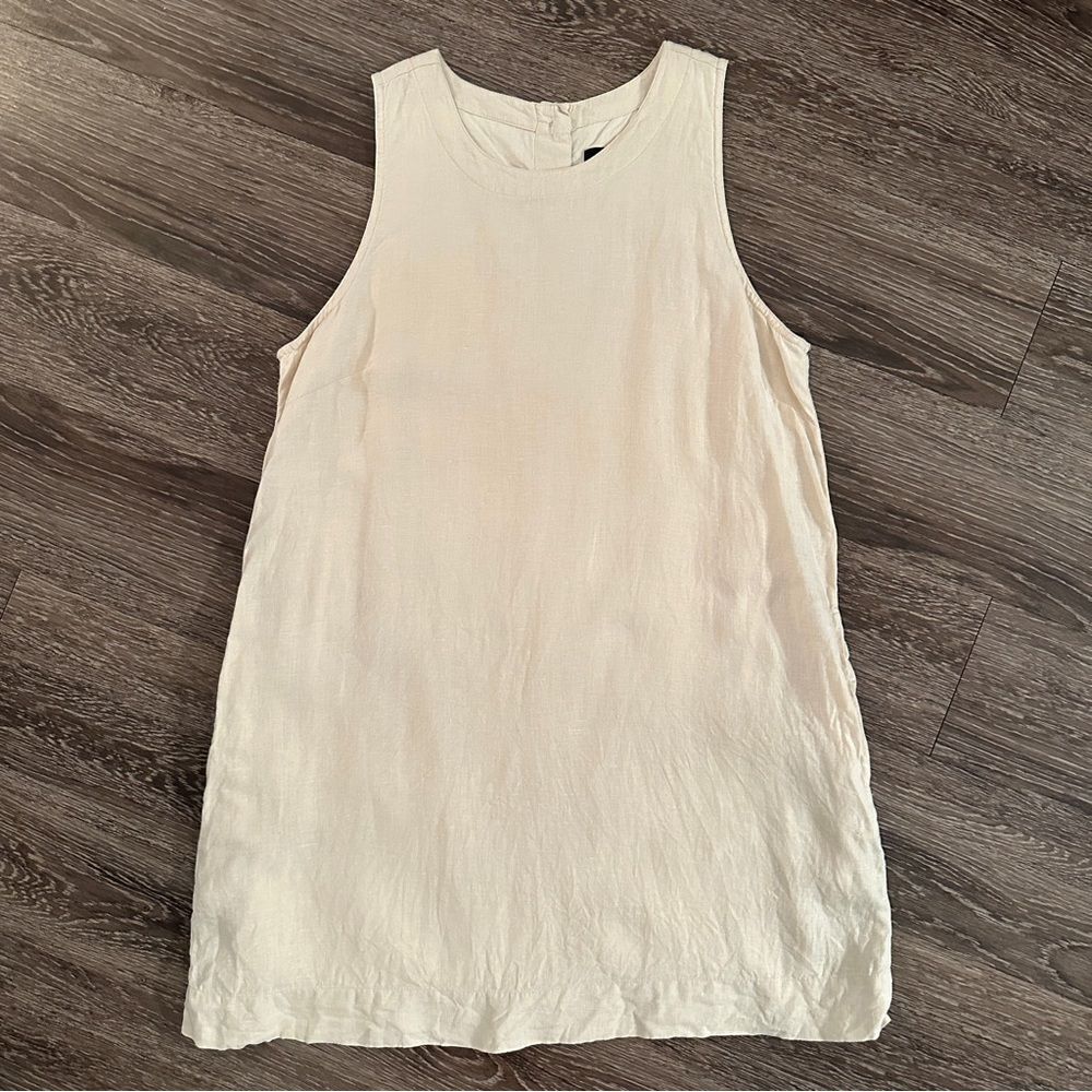 J. Crew Cream Sleeveless Dress